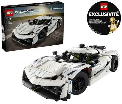 LEGO® TECHNIC 42184 - HYPERCAR KOENIGSEGG JESKO ABSOLUT BLANCHE