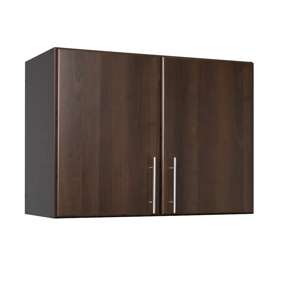 Prepac Elite 32 Stackable Wall Cabinet in Espresso