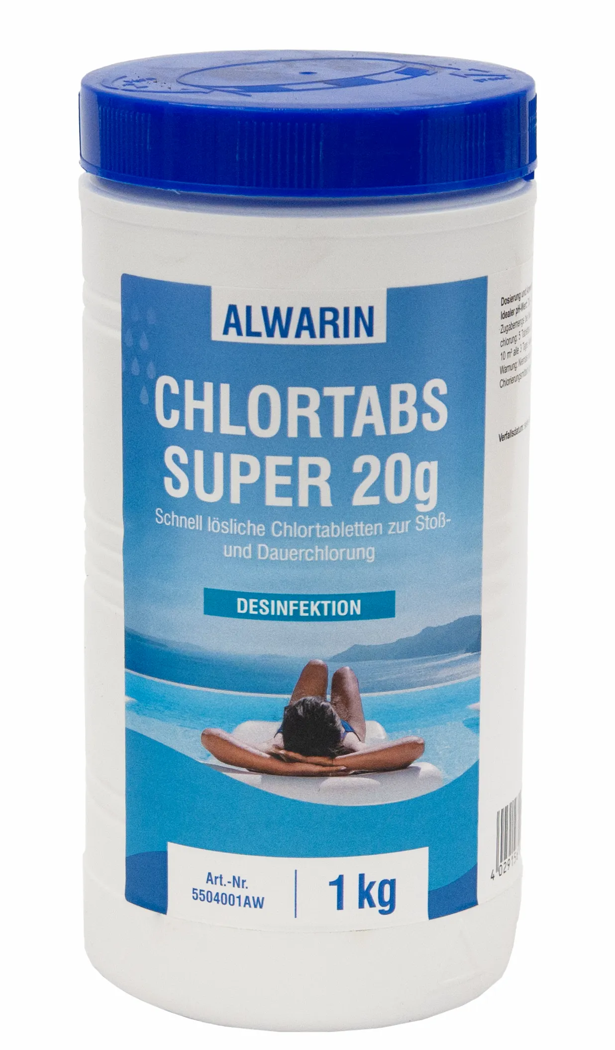 Chlortabs-Super 1kg Dose mit 20g Tabletten