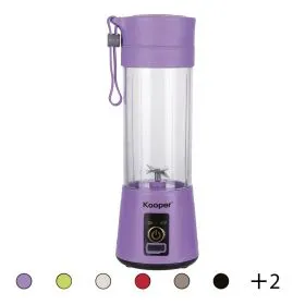 Mini frullatore portatile ricaricabile 380 ml, 15W, Kooper