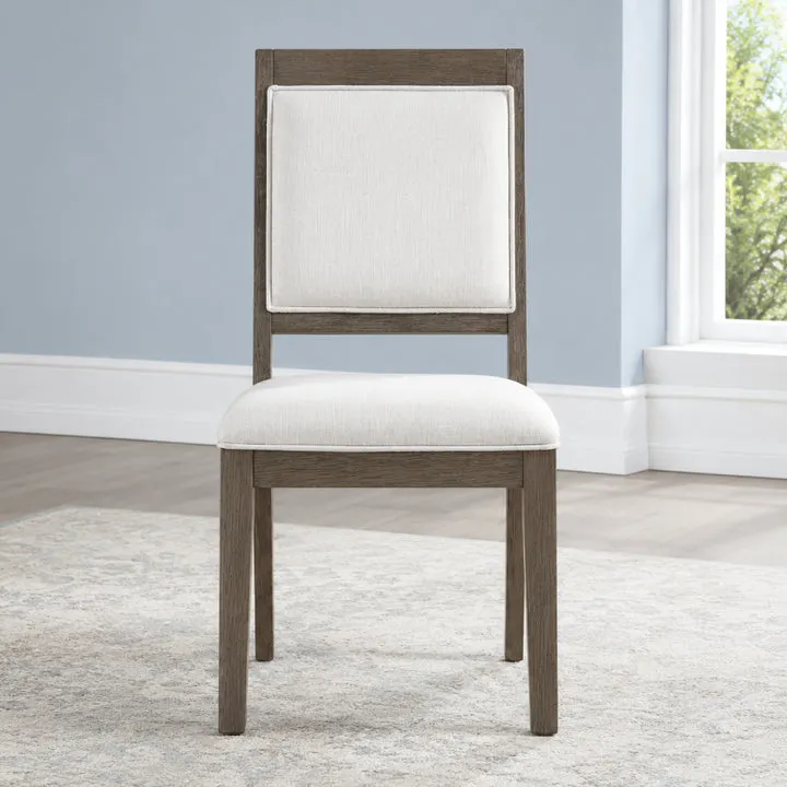 Molly Side Chair (1-Piece) By Steve Silver Company - Gray/White