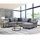 Style Line Addie Chaise Sectional — Charisma Indigo