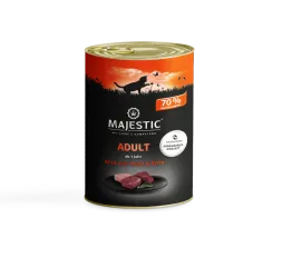 MAJESTIC mit Rind, Huhn und Ente für Katzen 6 x 400 g