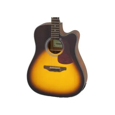 ARIA AD-10CE W/BAG - MATTE TOBACCO SUNBURST DREADNOUGHT CUTAWAY ELECTRIC ACOUSTIC GUITAR