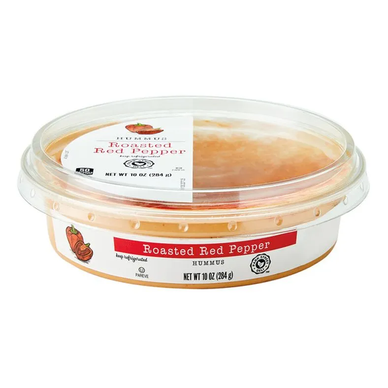 Park Street Deli Roasted Red Pepper Topped Hummus