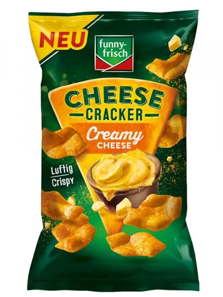 Funny Cheese Cracker Creamy Cheese
