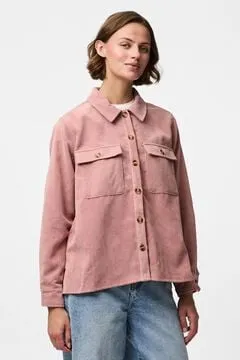 Camisa de pana con botones