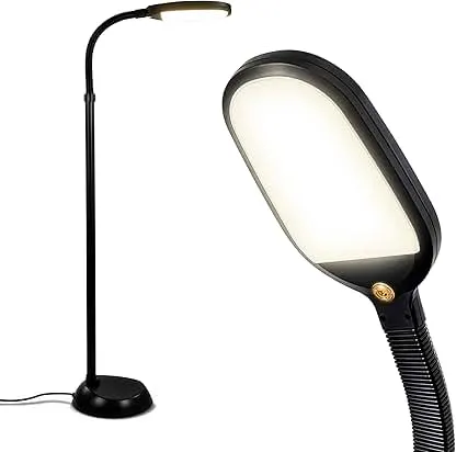 Brightech Litespan - Bright LED Floor Reading Lamp for Over…