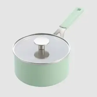 KitchenAid Aluminium Covered Saucepan 20cm / 3.11L Pistachio
