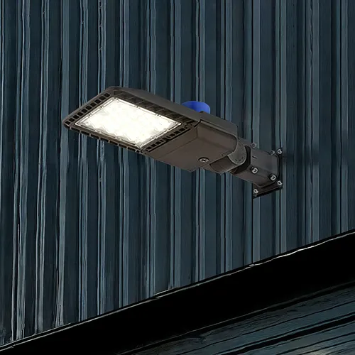 Patriot Lighting® Black Dusk-to-Dawn LED Outdoor Street Light