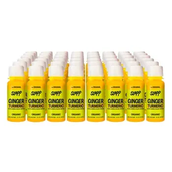 SLAPP Organic Ginger & Turmeric Daily Booster Shots 48-count