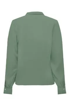 Blusa manga larga fluida