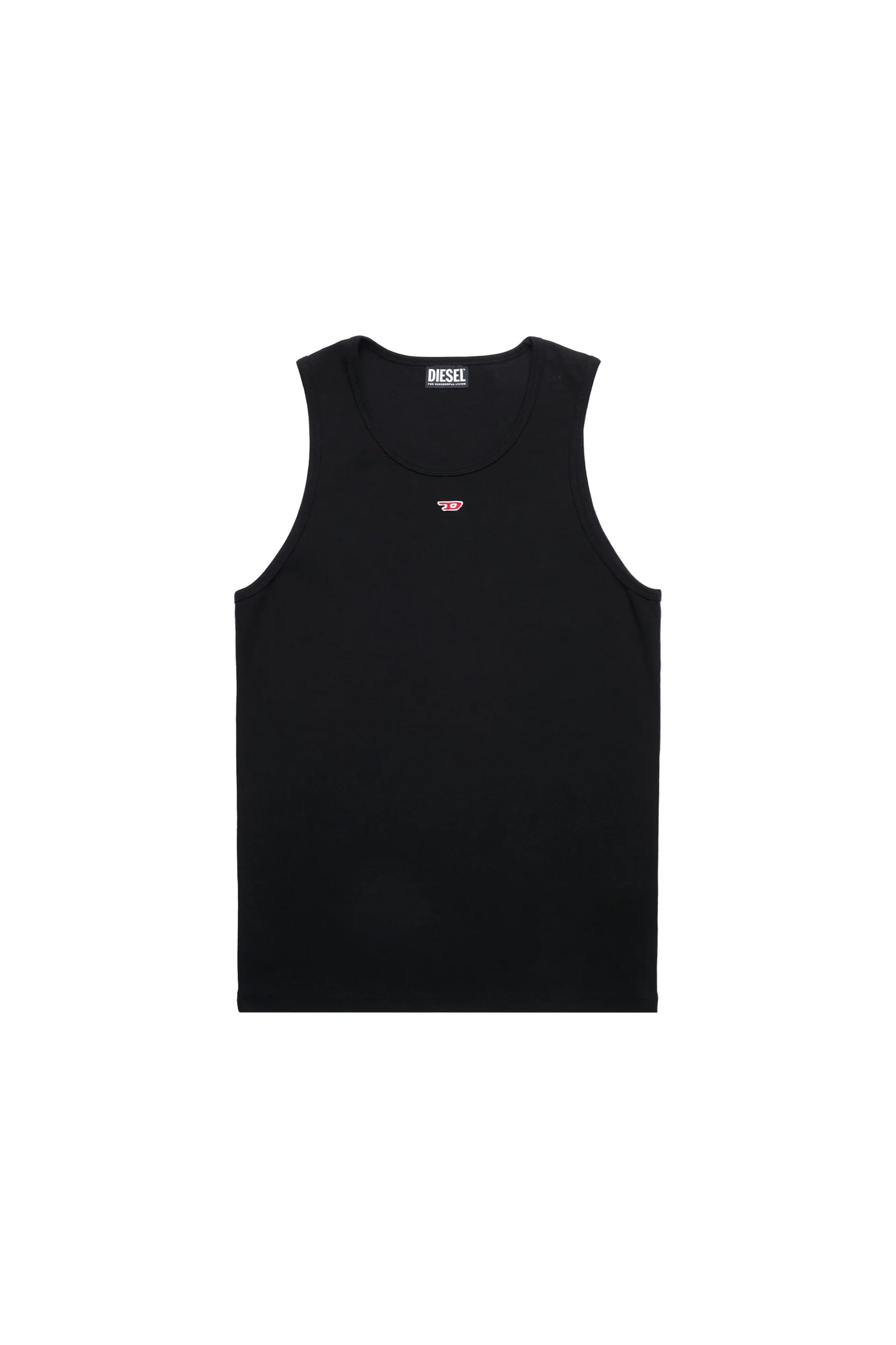 Tank top with mini D logo patch