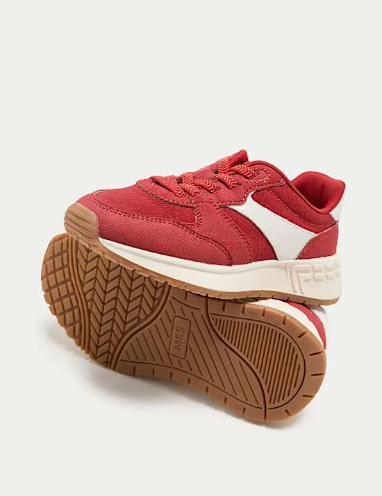 Ultraelastische Turnschuhe für Kinder zum Schnüren (20,5–40,5)