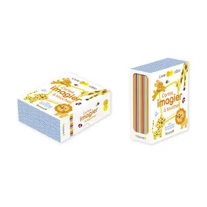 Coffret de 12 cartes-imagiers à toucher sur les animaux