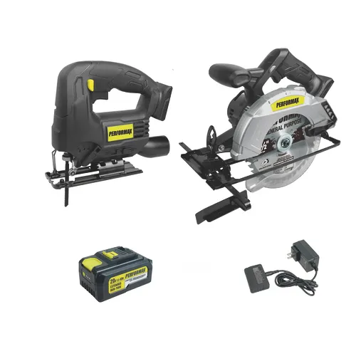 Performax® 20-Volt Cordless Circular Saw & Jig Saw 2-Tool Combo Kit