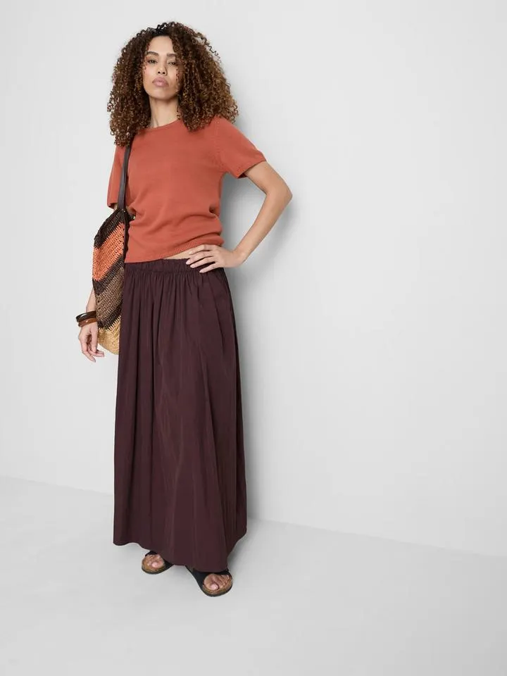 T-shirt tricoté en pur coton