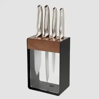 Furi Pro Limited Edition Knife Block Set 5Pc Black