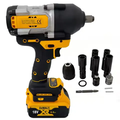 DeWalt Cordless Impact Wrench, Electric Hammer, Digital Display, Pipe Cutter, Chainsaw, Angle Grinder, Multifunction Power Tools