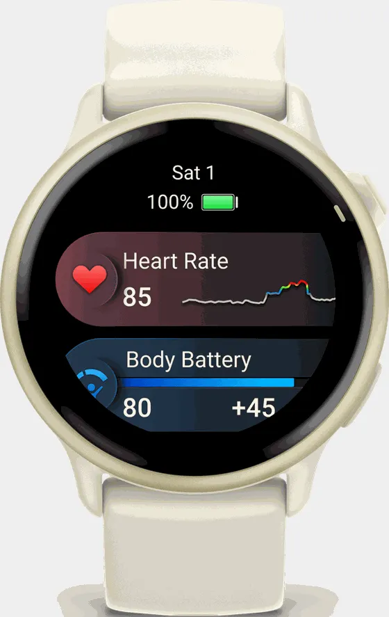 Vivoactive 6, GPS, smartklokke, multisportklokke - Hvit