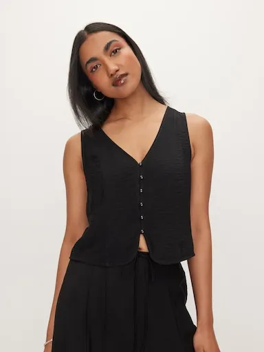 Louise Button Through Top