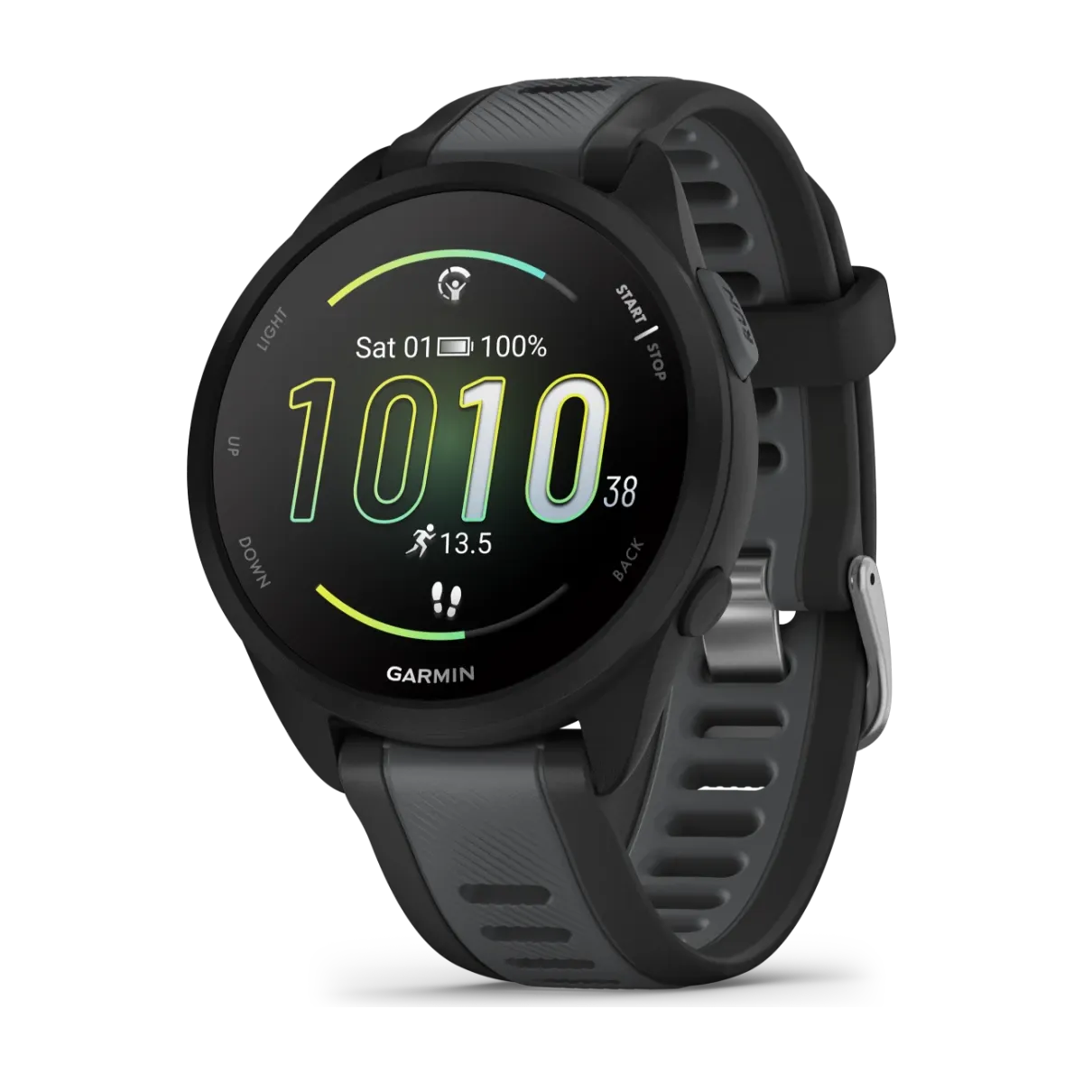 Garmin Forerunner 165 smartklokke for løping AMOLED, svart/grå