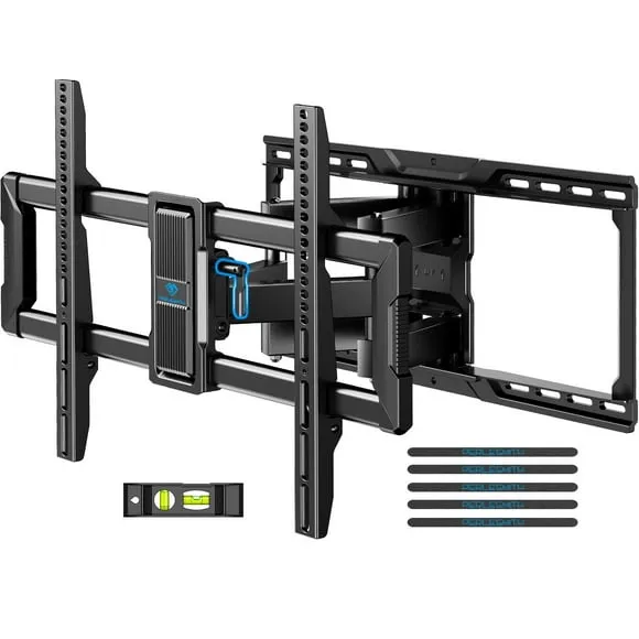 PERLESMITH Full Motion TV Wall Mount for 42"-90" TVs, 150 lbs Max Weight Capacity, UL Listed, Supports Max VESA 600x400mm, PSXF19B
