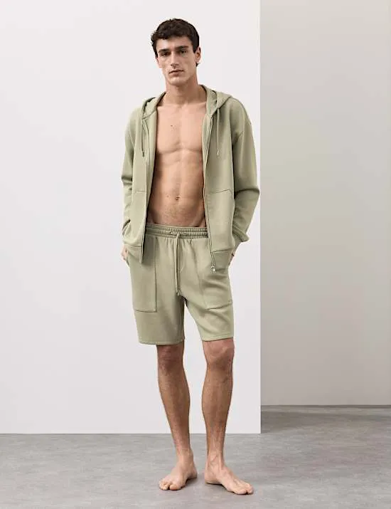 Schlafanzugshorts aus Modalmischgewebe