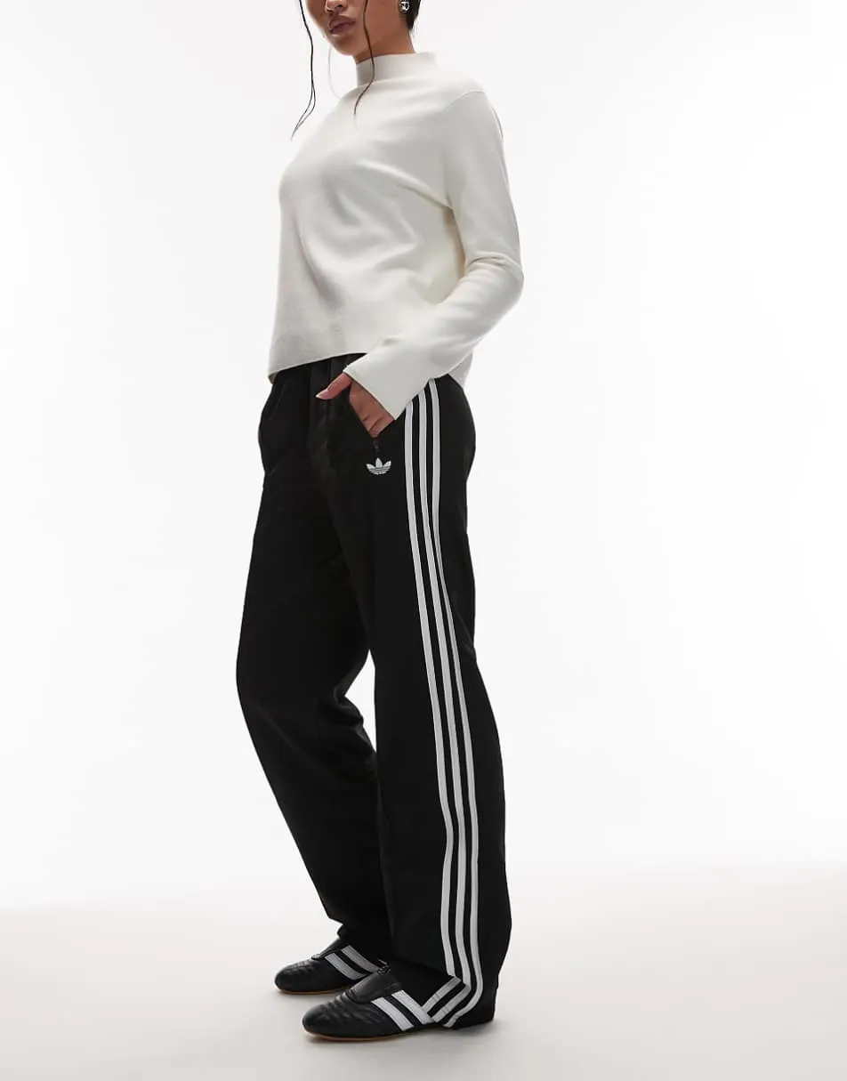 adidas Originals Firebird track pants in black and white
