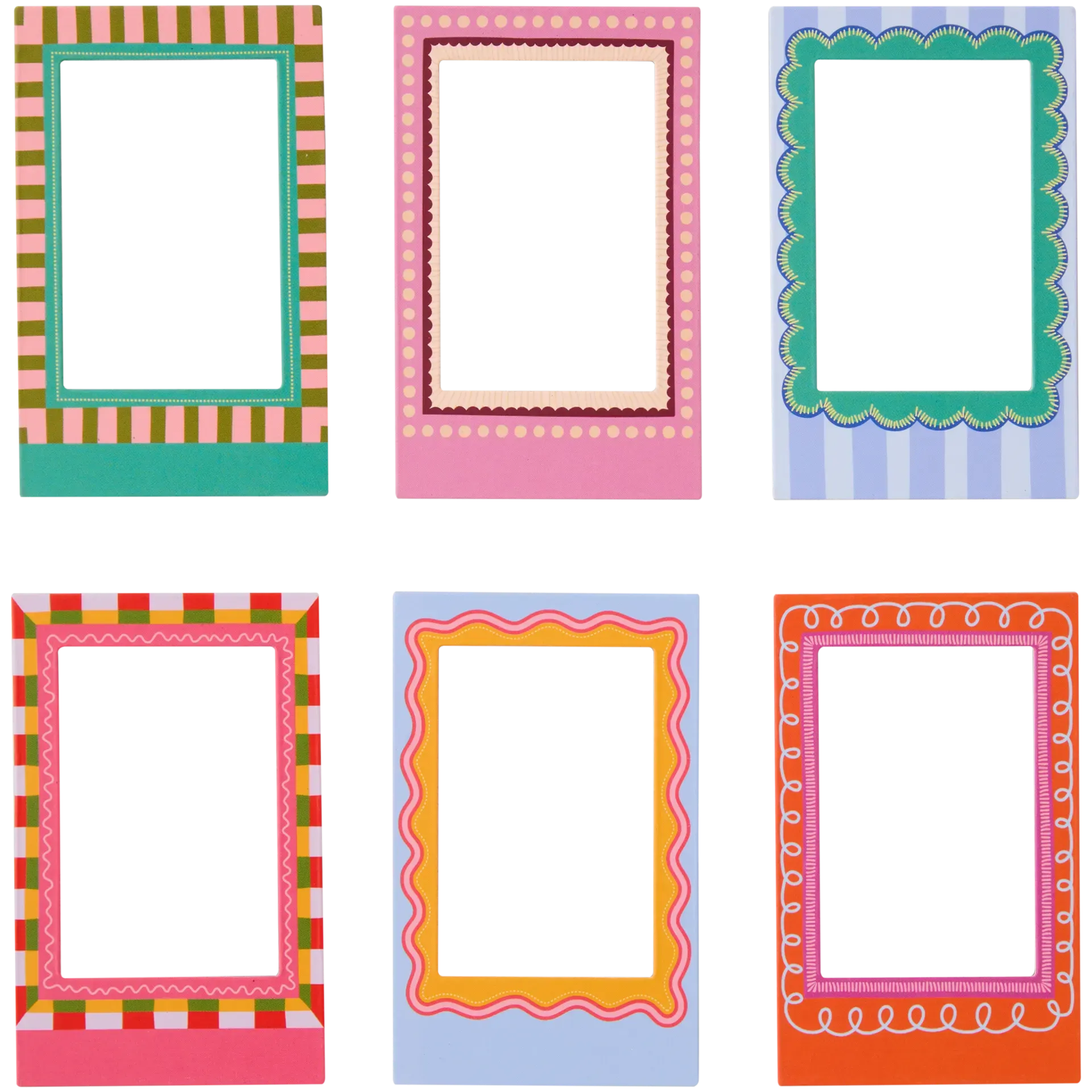 4x6 cm - 5,7x9 cm | 6 pezzi | Diverse varianti