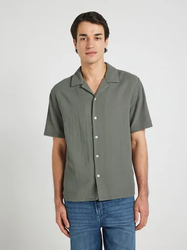 Just Jeans Relaxed Textured Shirt