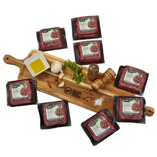 Silver Fern Farms Halal 100% Grass-Fed New Zealand, Net Carbon Zero 93% Lean Ground Beef - 8 Total Packs, 8 Lbs. Total