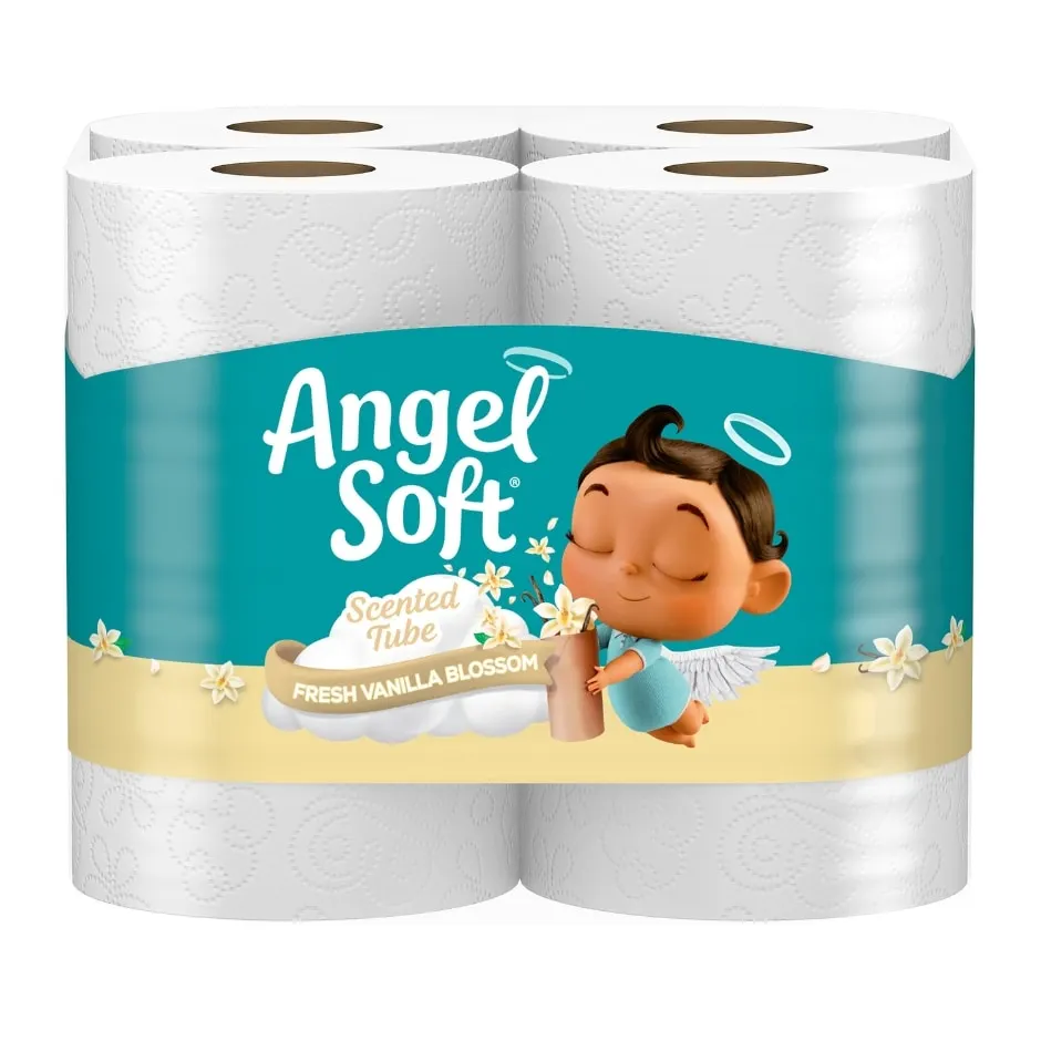 Angel Soft Toilet Paper with Vanilla Scented Tubes, 8 ct.