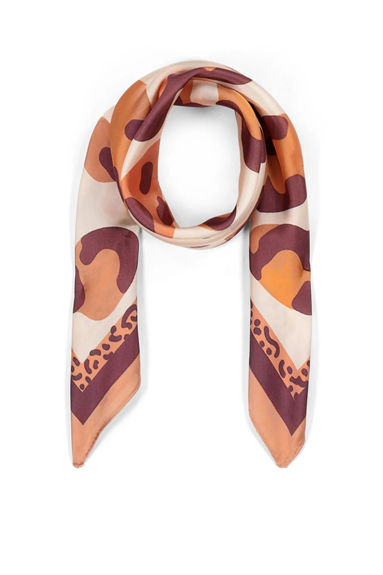 Oranje sjaaltje met luipaardprint