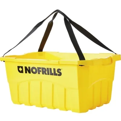 Reusable Bin with Straps