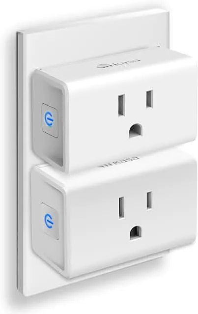 Kasa Smart Plug Ultra Mini 15A, EP10P2, Smart Home Wi-Fi Outlet | Works with Alexa & Google Home, No Hub Required, UP Certified, 2.4GHz Wi-Fi Only, 2-Pack, White