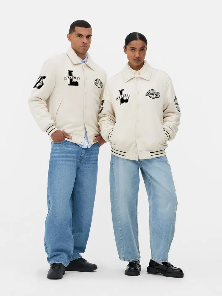 Veste universitaire à col NBA Los Angeles Lakers