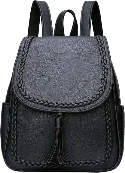 KKXIU Backpack Purse for Women, Multi-pocket Backpa…
