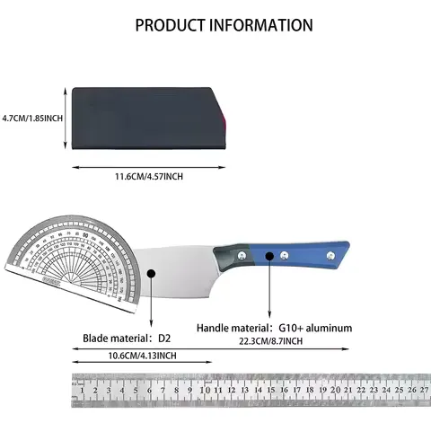 High Hardness Wilderness Adventure Knife Compact Jungle Survival Rescue Straight Knife Daily Cutting Knife Daily Fruit Knives