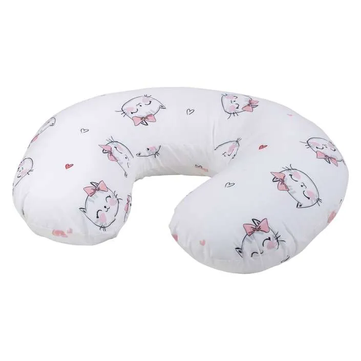 BUBABA BY FREEON jastuk za trudnicu i dojilju i potporu mail, 70 cm, Mačka pink
