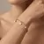 Armband in edelstaal, maan en sterren
