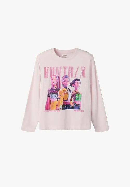 NKFARIS KPOP LS NREG TOP BOX LNOOS SKY - Topper langermet - purple