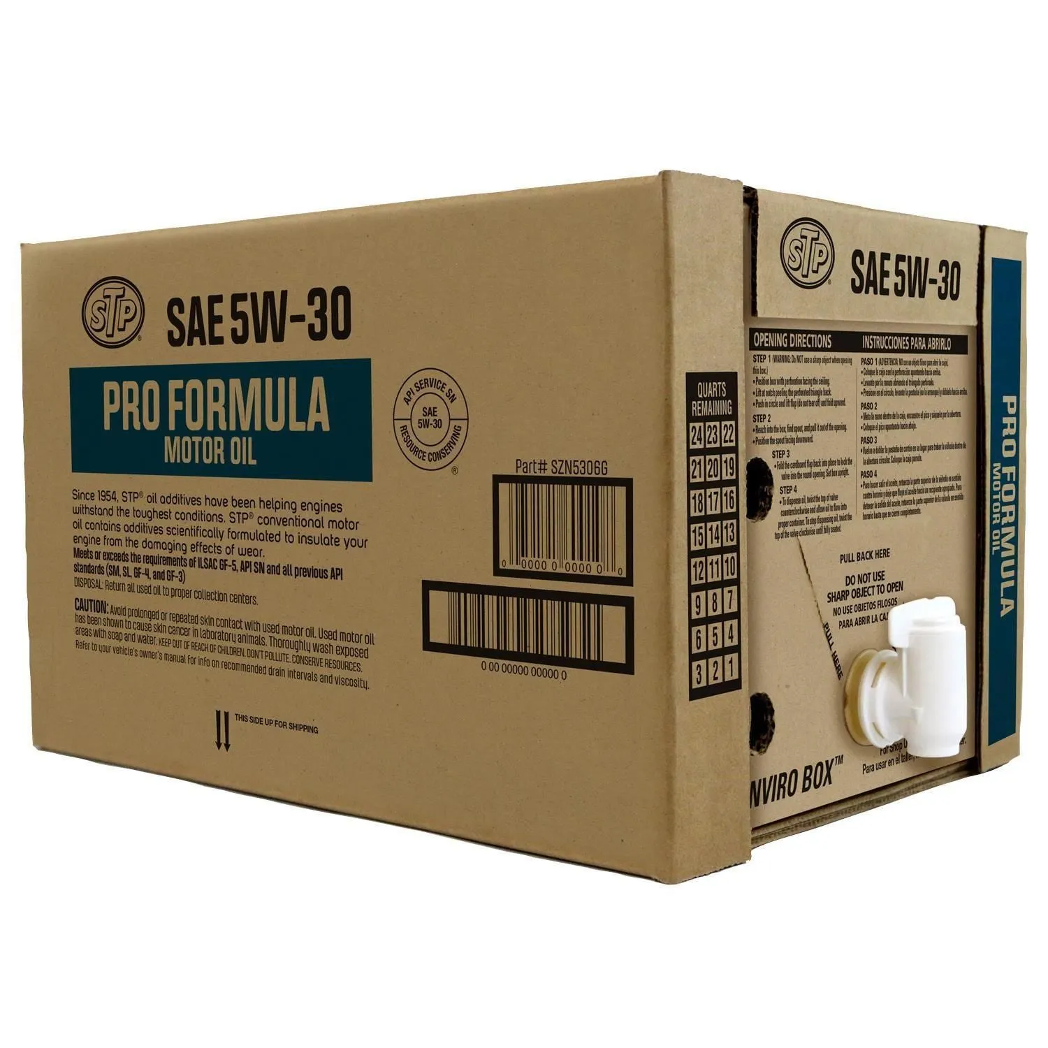 STP Conventional 5W-30 Motor Oil 6 Gallon