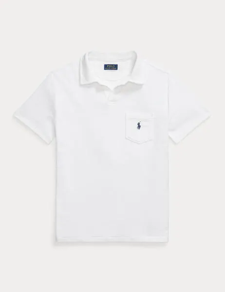 Terry Polo Shirt White