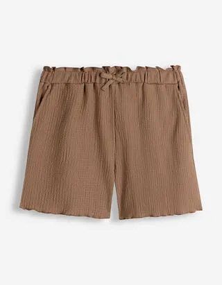 Pantaloncini - Tinta unita - Beige