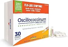 Boiron Oscillococcinum for Relief from Flu-Like Symptoms of Body Aches, Headache, Fever, Chills, and Fatigue - 30 Doses Boiron Oscillococcinum for Relief from Flu-Lik…