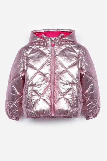 Kids pufferjas metallic