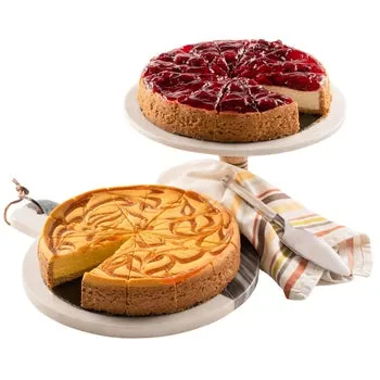 David's Cookies Mango & Strawberry Cheesecake 2-count (28 Slices Total)