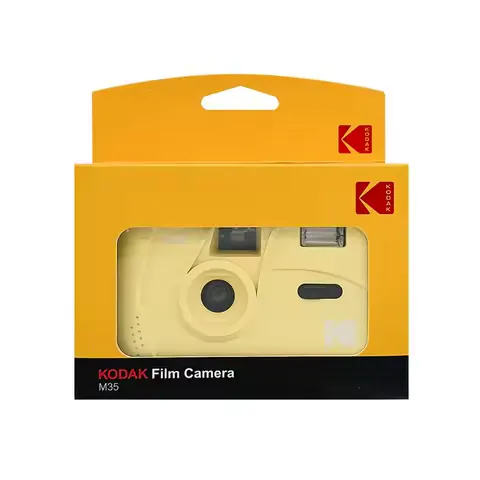 Kodak M35 Manual Reusable Film Camera Kodak 135 Retro Film Camera Non-Disposable Portable Professional 35mm Film Camera Ins Gift