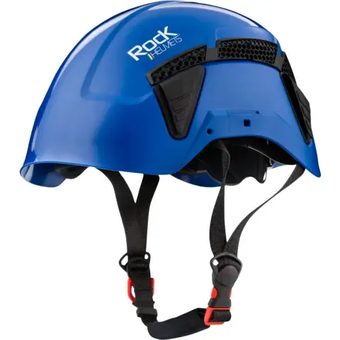 Hjelm dynamo 397 plus blå 4-punkts hakestropp, 54 - 62 cm